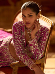 Pink Premium Silk & Embroidered Designer Lehenga Choli