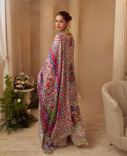 Multicolor Royal  Crepe Silk Readymade  mirror Work Crepe Silk Sharara Suit