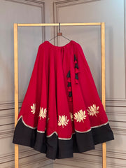 Raas Rani Red Lotus Navratri special Lehenga
